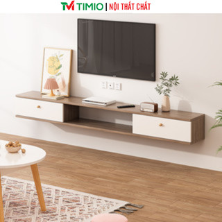 Kệ Tivi Treo Tường hai Cánh Lật kệ tivi gỗ treo tường thương hiệu TIMIO - TP188
