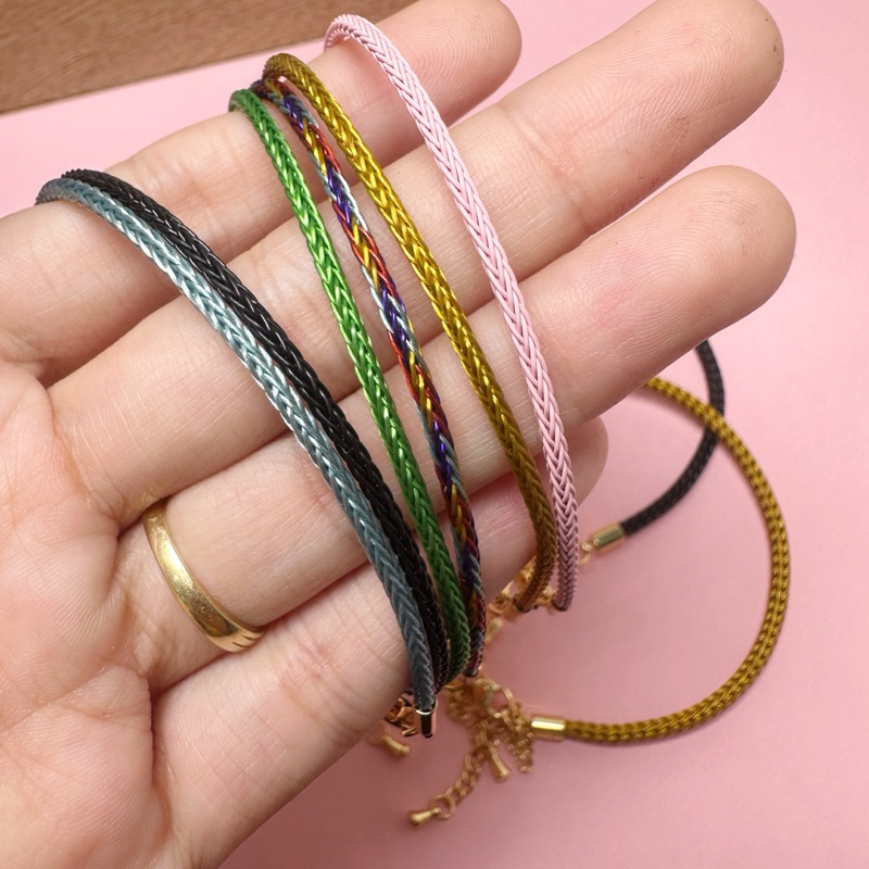 Vòng tay dây thép khóa móc xích - MH899