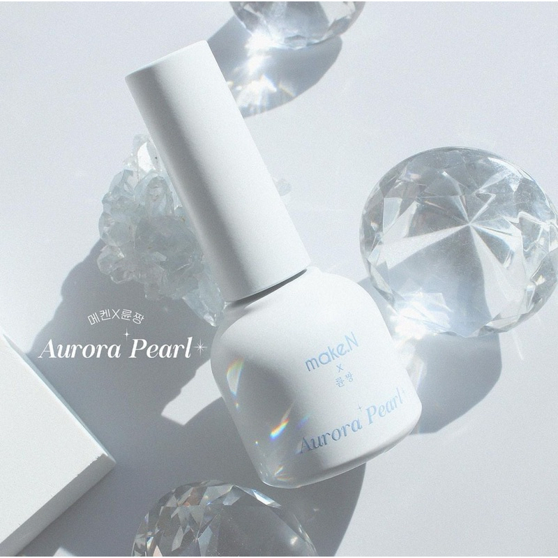 Make.n & Ryun jjang - Sơn gel nhũ Aurora pearl soft glitter