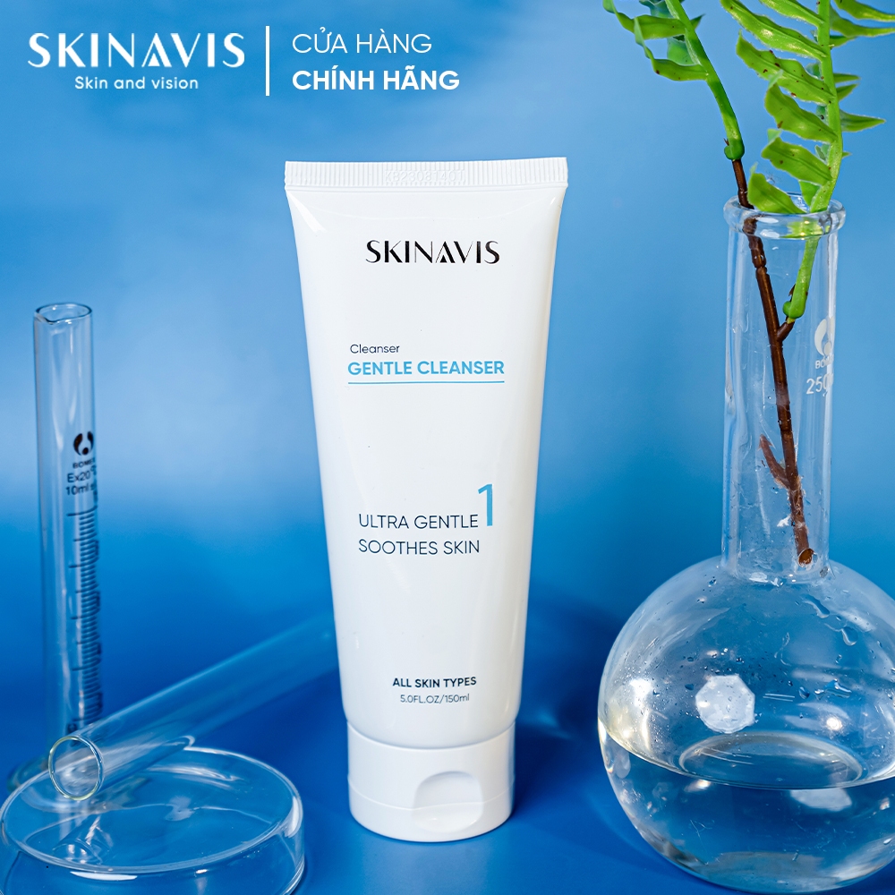 Sữa rửa mặt Skinavis Gentle Cleanser - Sữa rửa mặt làm sạch sâu dịu nhẹ - 150ml