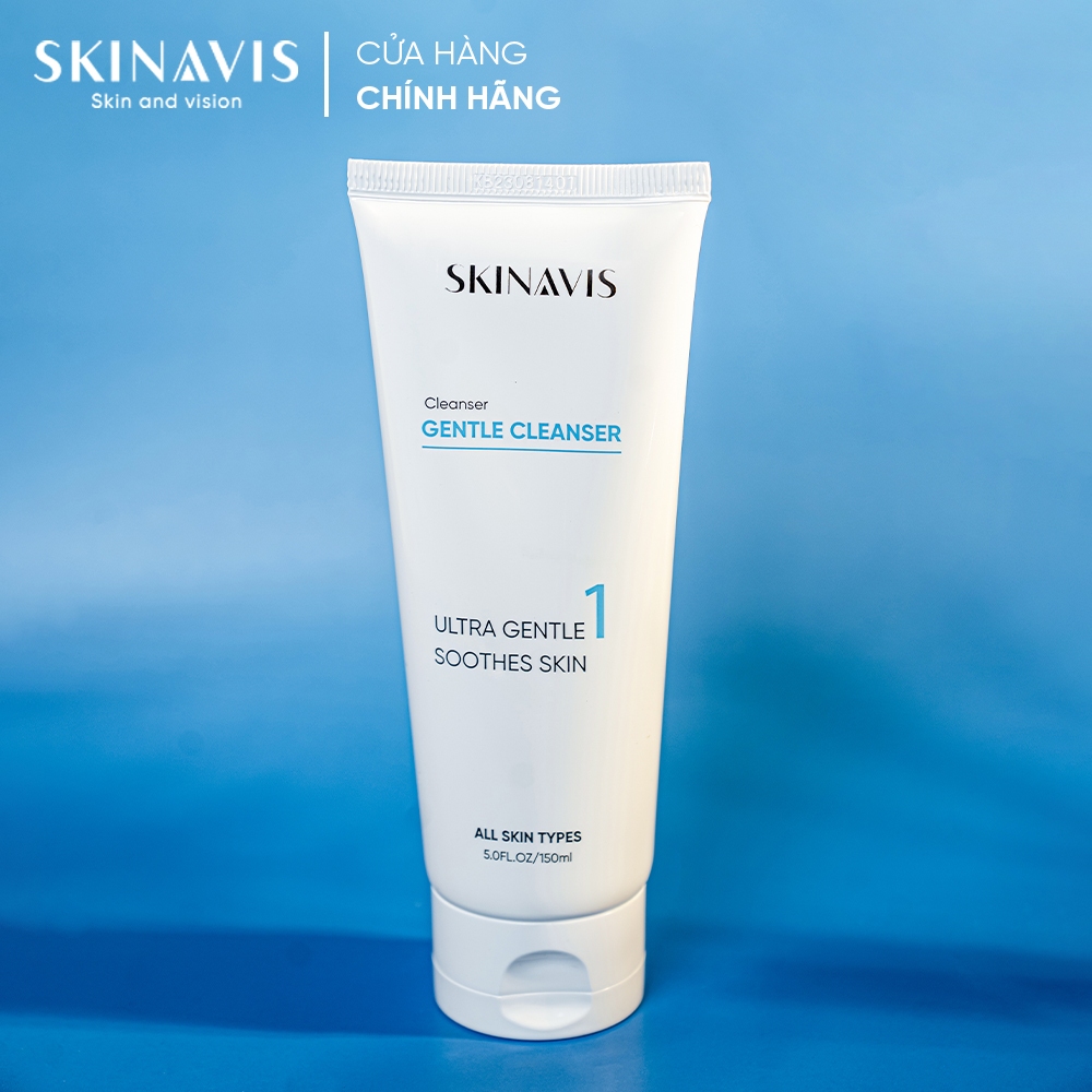 Sữa rửa mặt Skinavis Gentle Cleanser - Sữa rửa mặt làm sạch sâu dịu nhẹ - 150ml