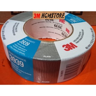 Băng keo dán chống thấm nước 3M 3939 HEAVY DUCT TAPE 48mm dài 55met - Băng dính vải chống thấm nước màu xám bạc