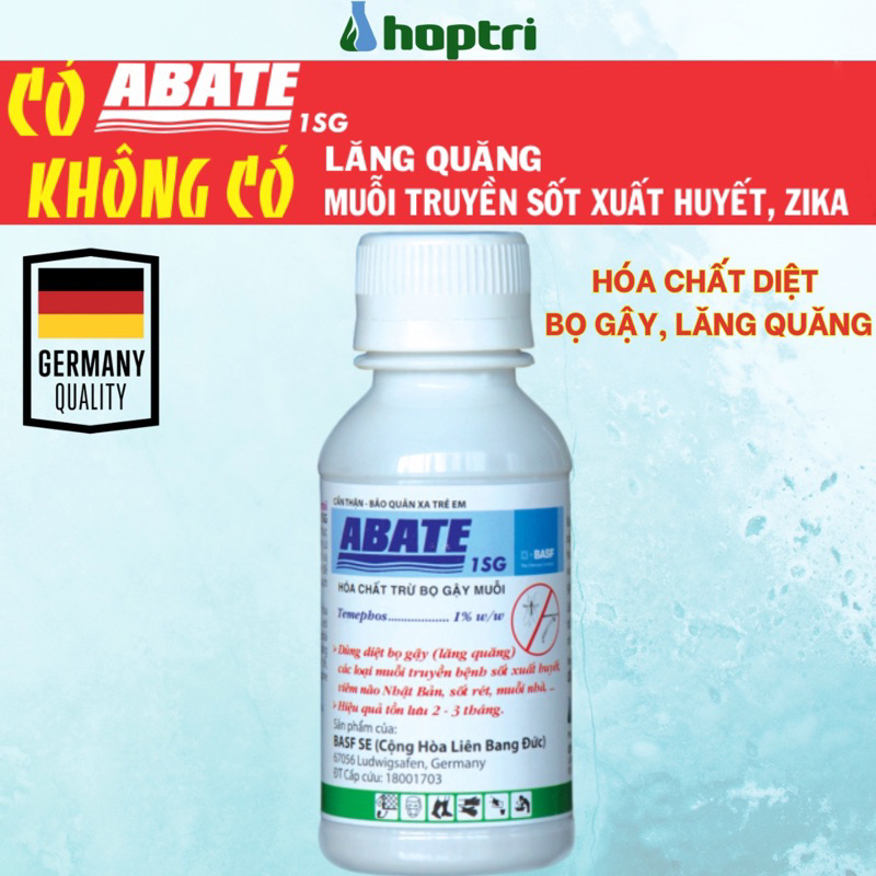  Hóa chất trừ bọ gậy, lăng quăng HỢP TRÍ Abate 1SG ngăn muỗi truyền bệnh 100g