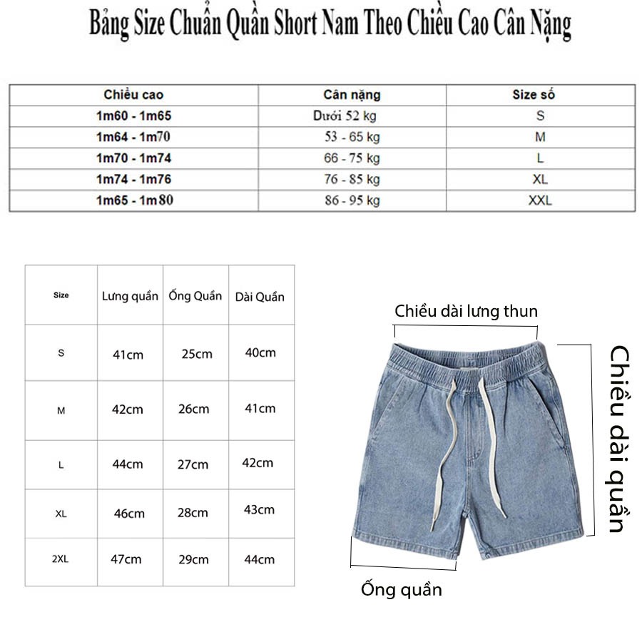 Quần Short Jean  Nam Nữ Cao Cấp 2 màu Xanh và Xám , form Slimfit trên gối ,Co Dãn Nhẹ.