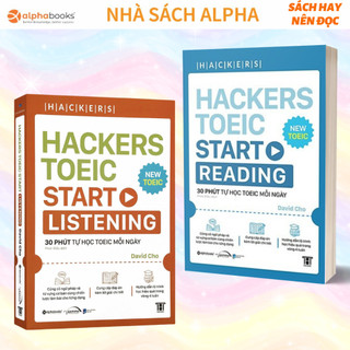 Combo Hackers TOEIC: Hackers Toeic Start Listening + Hackers Toeic Start Reading