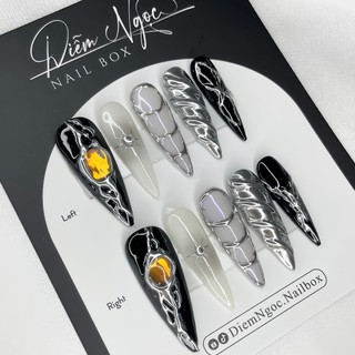 17 NailBox Thiết Kế Gel Nổi Tráng Gương Cá Tính