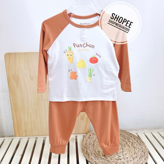 [PUNCHUN] Bộ dài tay điều hoà, thu đông size 6-9M đến 3-4Y