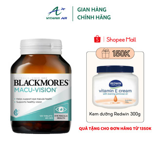 Viên uống bổ mắt Blackmores Macu-vision hộp 125 viên tăng cường thị lực, hỗ trợ các vấn đề cho mắt cận