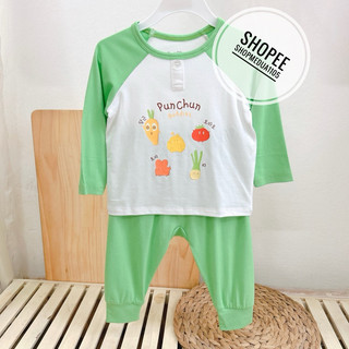 [PUNCHUN] Bộ dài tay điều hoà, thu đông size 6-9M đến 3-4Y