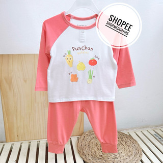 [PUNCHUN] Bộ dài tay điều hoà, thu đông size 6-9M đến 3-4Y