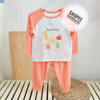 [PUNCHUN] Bộ dài tay điều hoà, thu đông size 6-9M đến 3-4Y