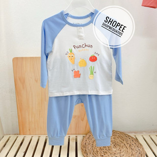 [PUNCHUN] Bộ dài tay điều hoà, thu đông size 6-9M đến 3-4Y