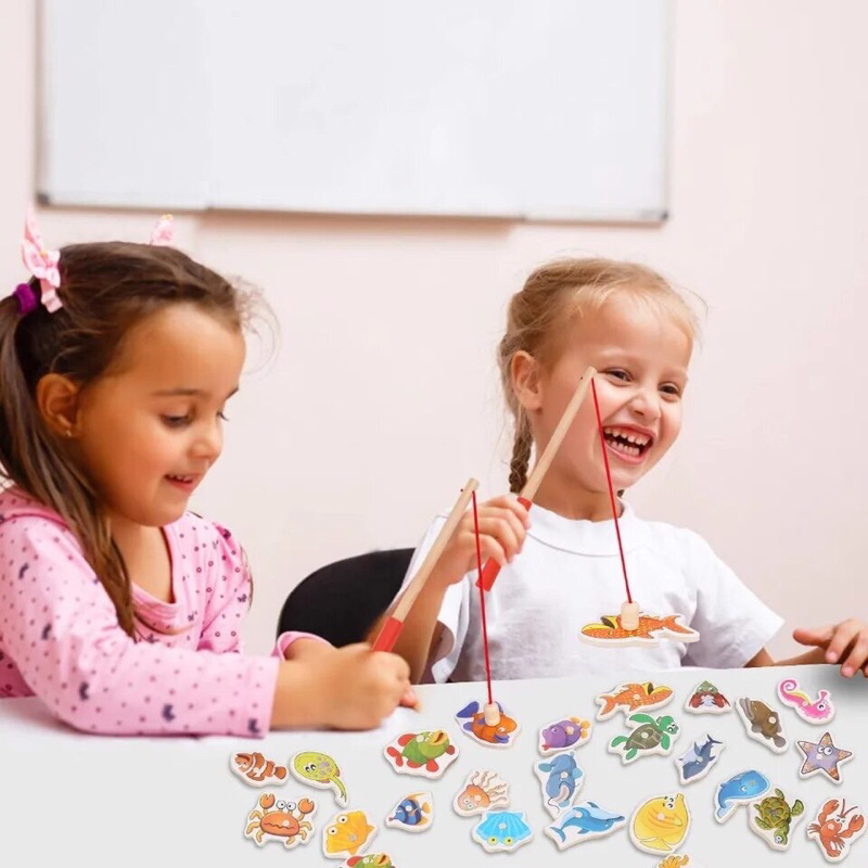 Đồ chơi câu cá gỗ