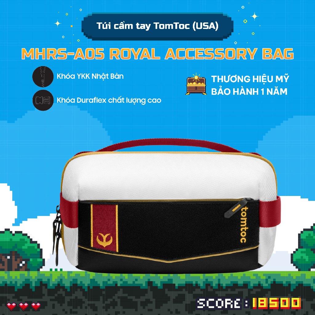 Túi đựng phụ kiện TOMTOC (USA) MHRS-A05 Royal Accessory Bag - Thiết kế cảm hứng Monster Hunter
