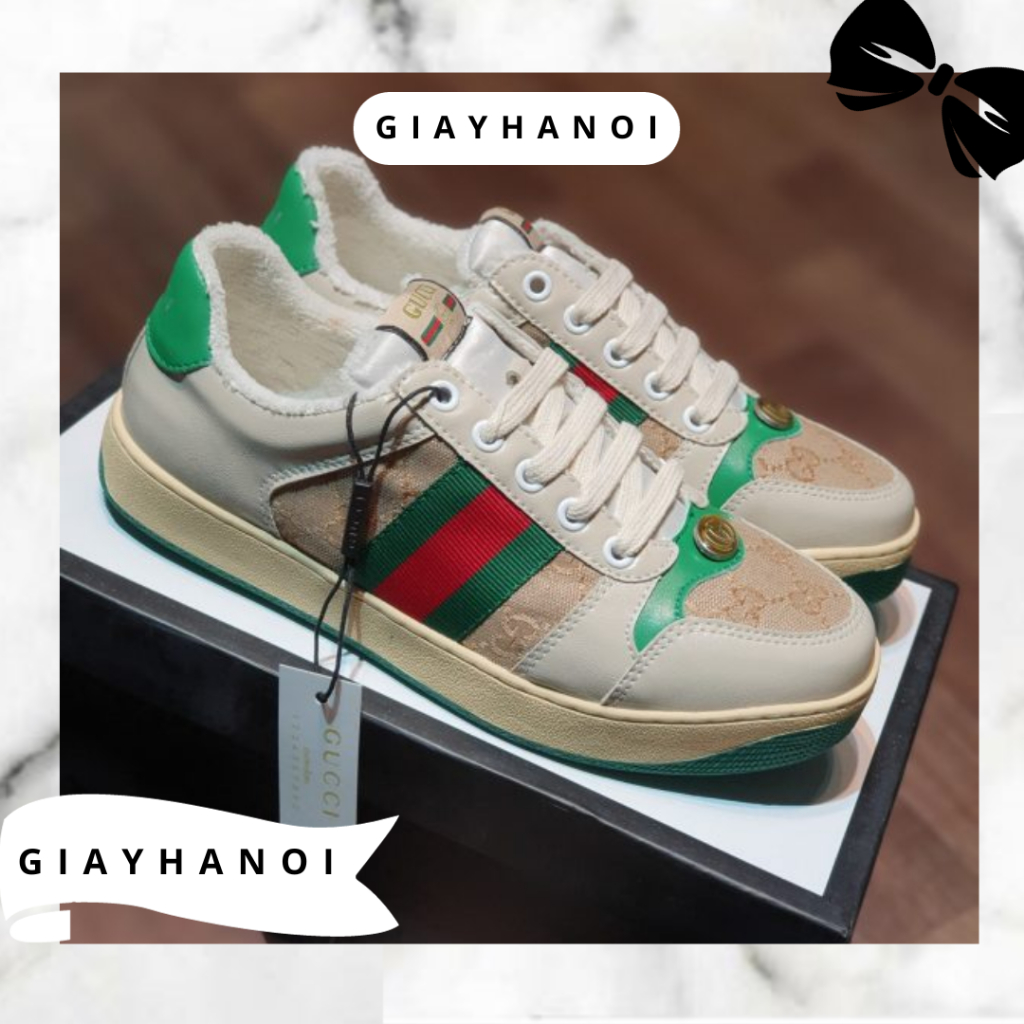 Giày Gucci Sơn Tùng Nam Nữ, Giày GC Sneaker Thời Trang Hàng Đẹp Full Box Bill