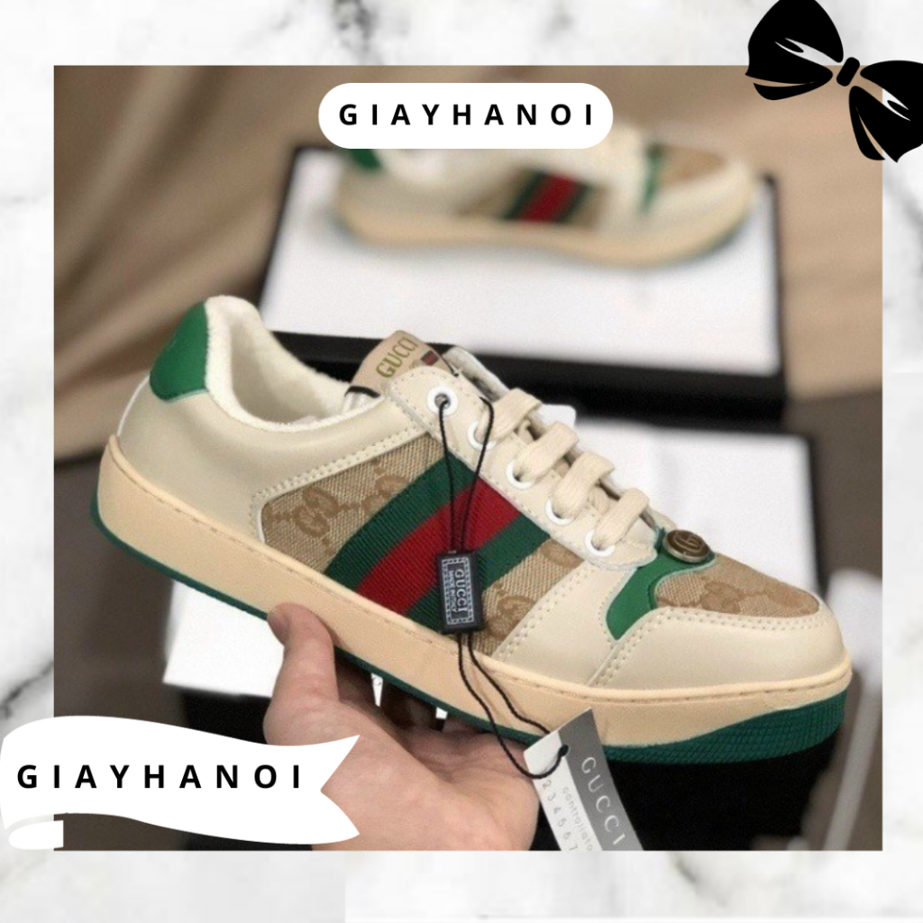 Giày Gucci Sơn Tùng Nam Nữ, Giày GC Sneaker Thời Trang Hàng Đẹp Full Box Bill
