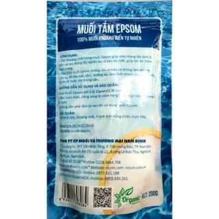 Muối tắm Epsom 200gr