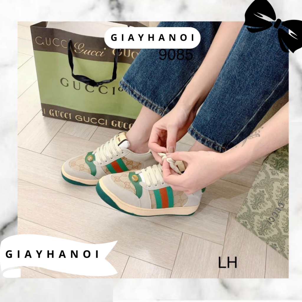 Giày Gucci Sơn Tùng Nam Nữ, Giày GC Sneaker Thời Trang Hàng Đẹp Full Box Bill