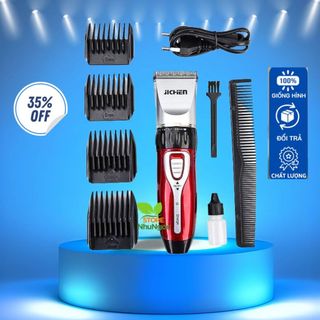 Tông đơ cắt tóc gia đình không dây jichen 0817 pin sạc