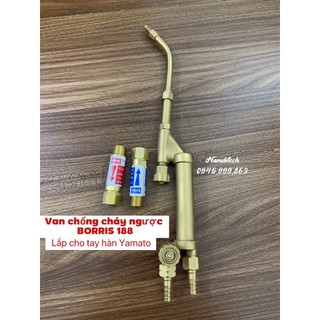 Van chống cháy ngược khí hàn oxy gas 188 borris hàng đẹp
