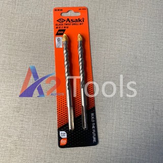 Bộ 2 mũi khoan đa năng 8mm asaki ak-3504