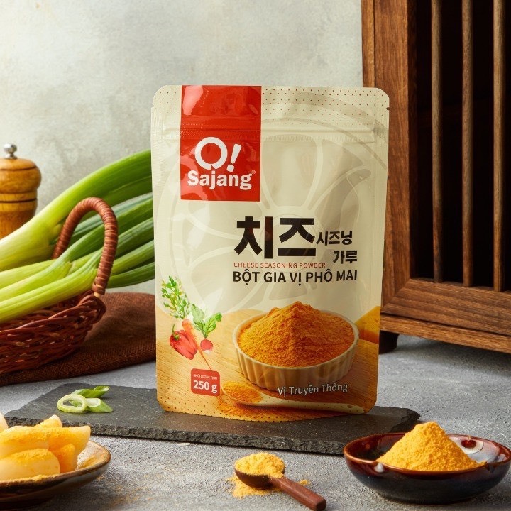 Bột Phô Mai Lắc O Sajang Hàn Quốc 250g