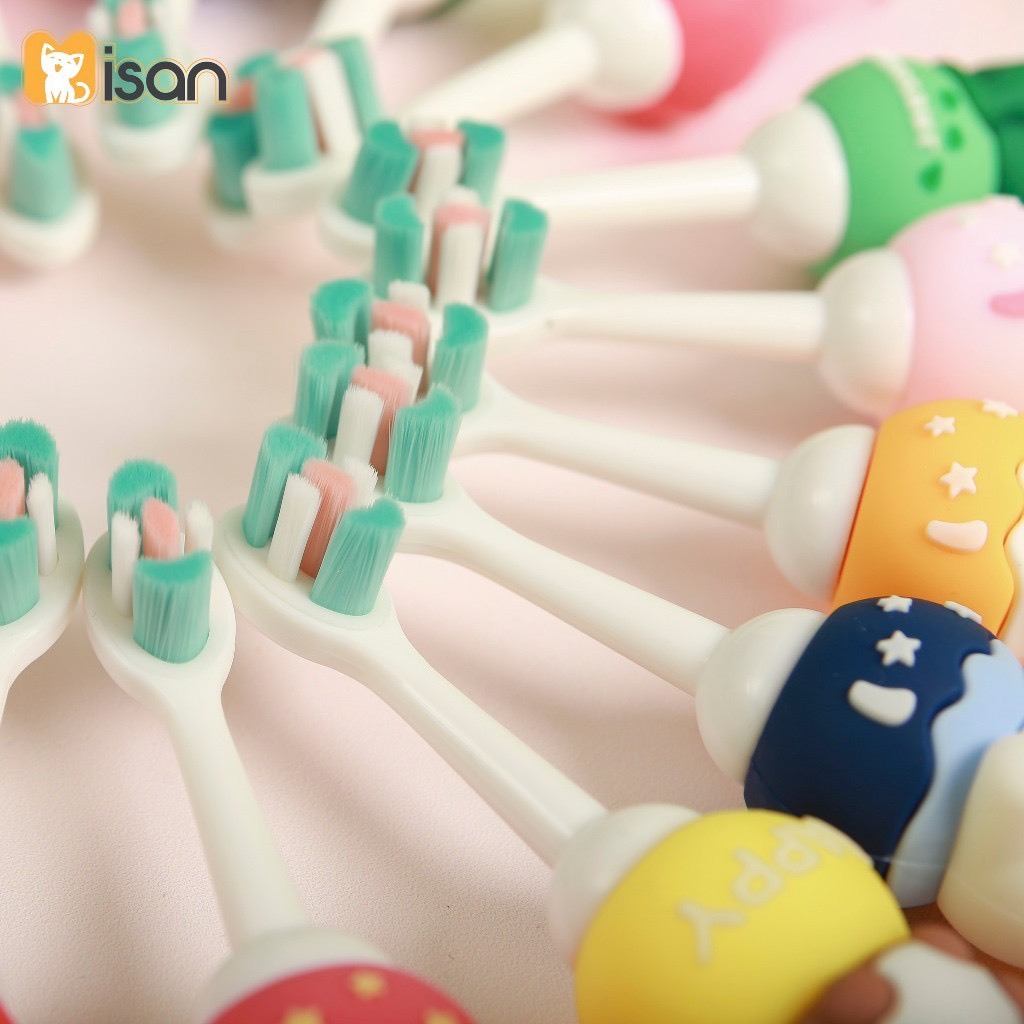 Bàn Chải Đánh Răng Mini Misan Lông Mềm Hình Dáng Dễ Thương Chăm Sóc Răng Miệng Cho Bé Trai Bé Gái Từ 1 Đến 10 Tuổi