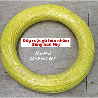 Ruột gà hàn nhôm súng hàn mig - phụ kiện mỏ hàn mig 3m và 5m và 10m
