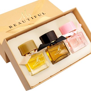 Set 3 Chai Nước Hoa Nữ Beautiful 25ml Hàng Nội Địa Trung, Hương Hoa và Trái Cây, giữ Mùi Lâu
