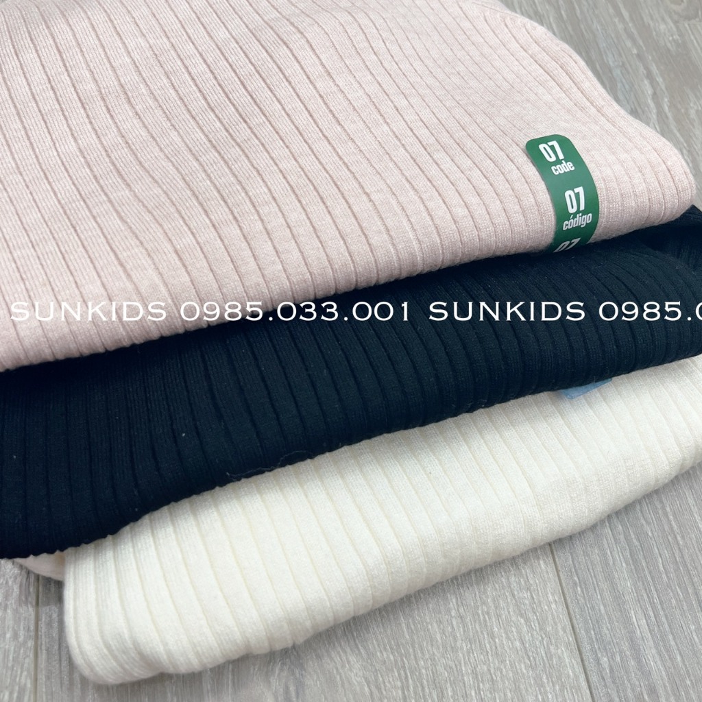 Áo len bé gái cổ lọ giữ nhiệt 3 màu