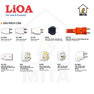 Phích cắm điện Lioa chuẩn châu âu - MITA