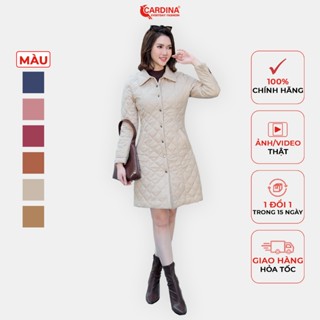 Áo khoác phao nữ CARDINA chần bông thiết kế tươi trẻ tinh tế phù hợp với mọi vóc dáng 3PDF03