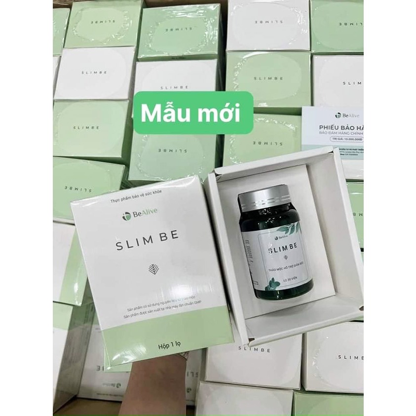 Trà giảm cân SLIMBE 1 hộp 30 viên chính hãng SLIM BE giúp giảm cân an toàn giảm 2 đến 4 Kg chỉ sau 15 ngày