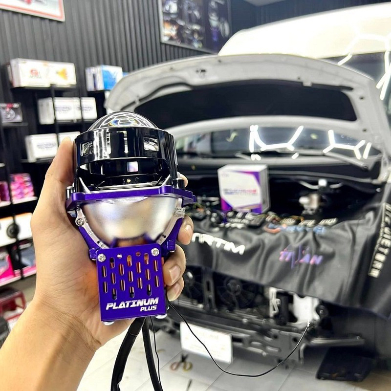 BI LED LASER TITAN PLATINUM PLUS MẪU MỚI NHẤT 2023 nhiệt màu 5000K - HÀNG CHÍNH HÃNG 100%