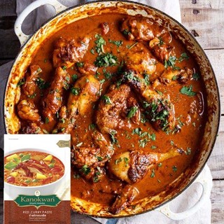 [Date 2027] Cà ri đỏ 50g Kanokwan Thái Lan - Red Curry Paste