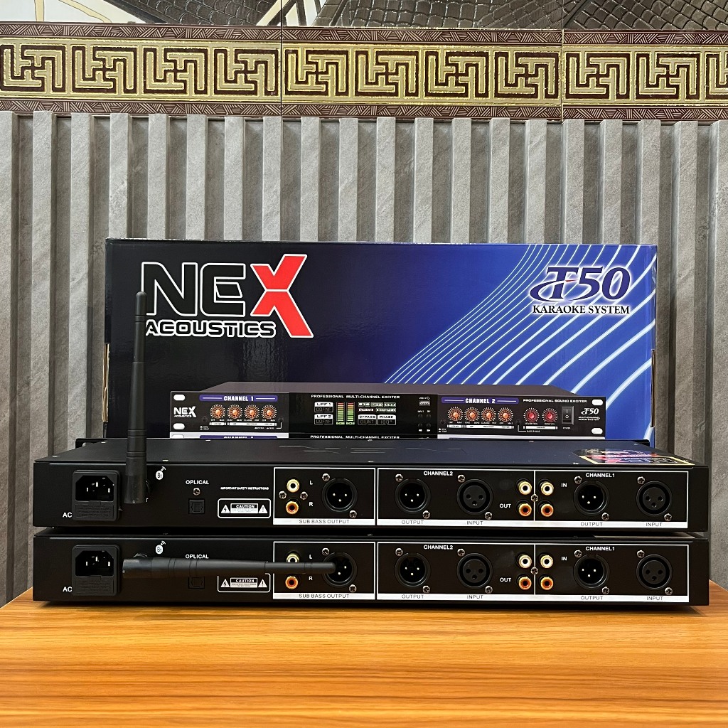 Nâng Tiếng T50 2024 Bluetooth,USB,Quang Học Optical Nâng Bass Căng,Treb Sáng Nex t50