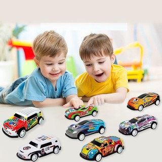 Đồ chơi trẻ em ô tô mini, ô tô quán tính kéo lùi
