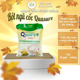 Bột ngũ cốc Bịch QUASURE Light (Bịch 16 gói x 25g)  phù hợp cho người tiểu đường, kiêng đồ ngọt