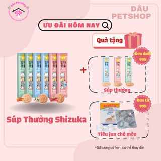Súp thưởng shizuka - soup dinh dưỡng cho mèo ăn dạng thanh pate 15g