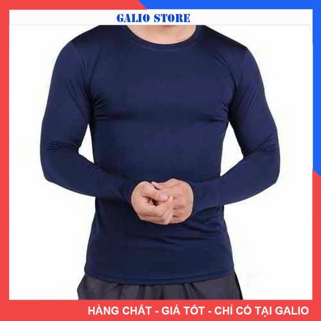 Áo Giữ Nhiệt Nam Áo Dài Tay Nam Body Bóng Đá Co Dãn 2 Chiều - GALIO