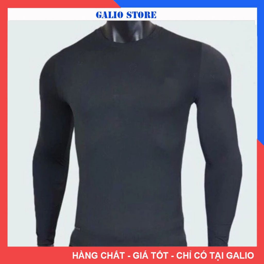 Áo Giữ Nhiệt Nam Áo Dài Tay Nam Body Bóng Đá Co Dãn 2 Chiều - GALIO