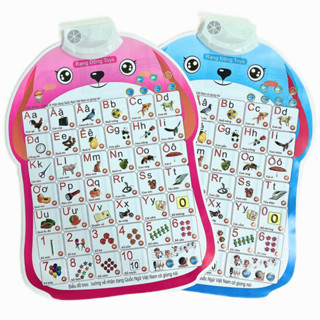Bảng chữ cái Tiếng Việt treo tường, bảng chữ cái điện tử thông minh cho bé