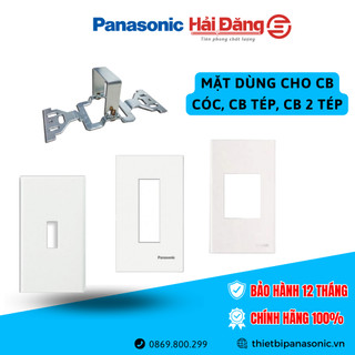 Mặt Panasonic dòng Wide dùng cho HB , Aptomat 1 pha, 2 pha và Đai sắt
