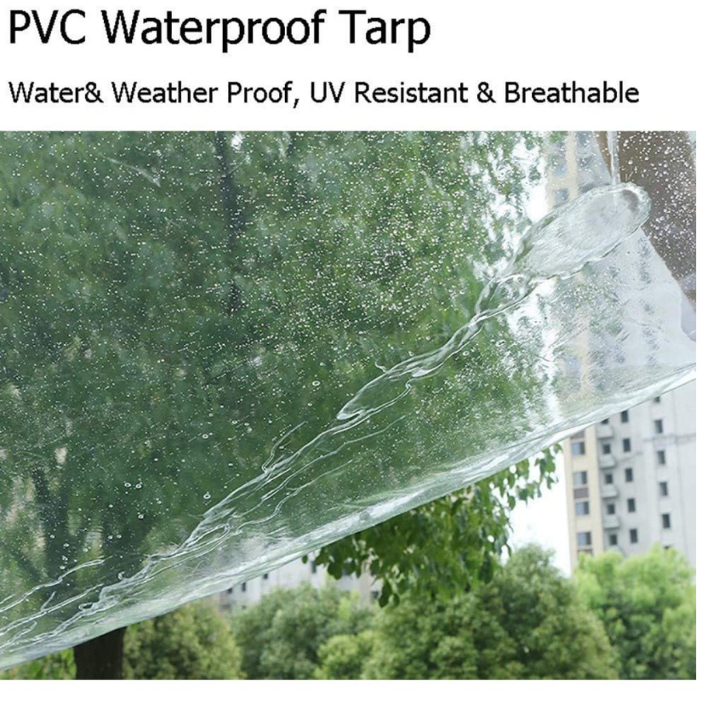 Nhựa PVC 0.3mm,0.5mmx10m dùng làm tấm che, trải bàn