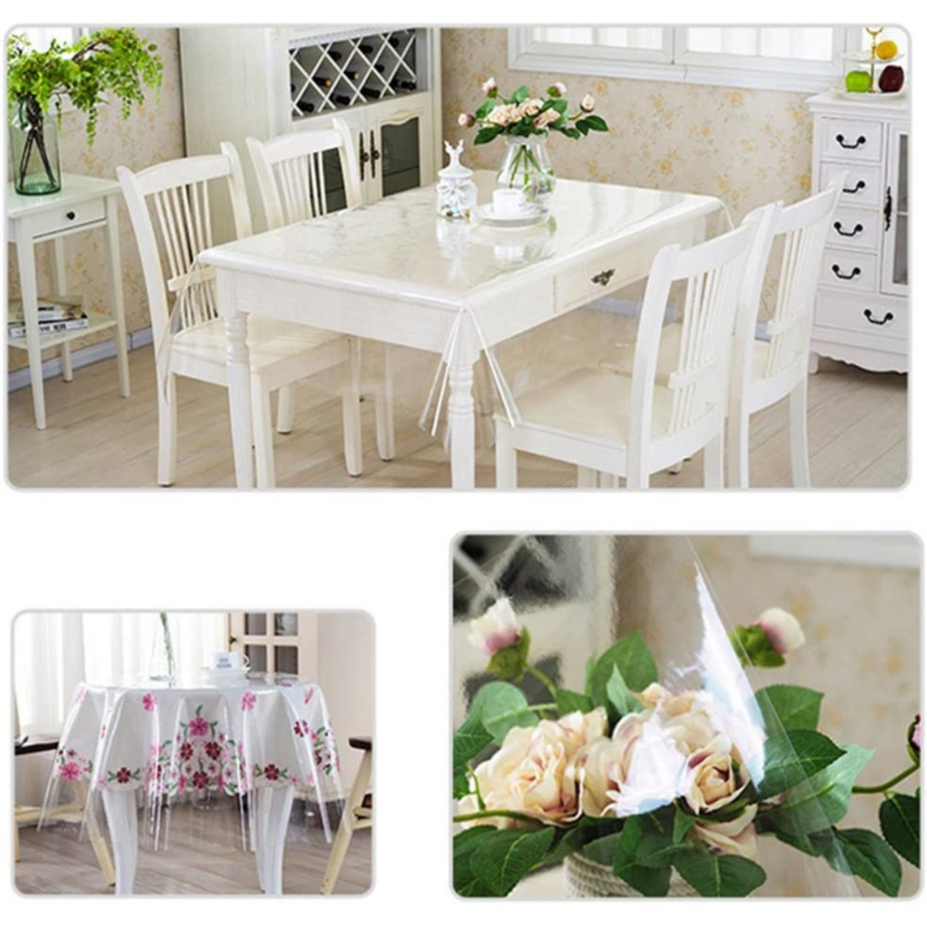 Nhựa PVC 0.3mm,0.5mmx10m dùng làm tấm che, trải bàn