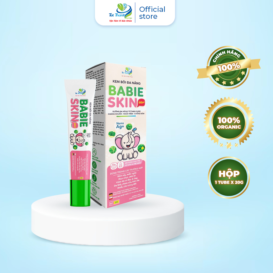 Kem bôi đa năng Babie Skin Tất Thành Pharma dưỡng ẩm làm dịu da cho bé 20g