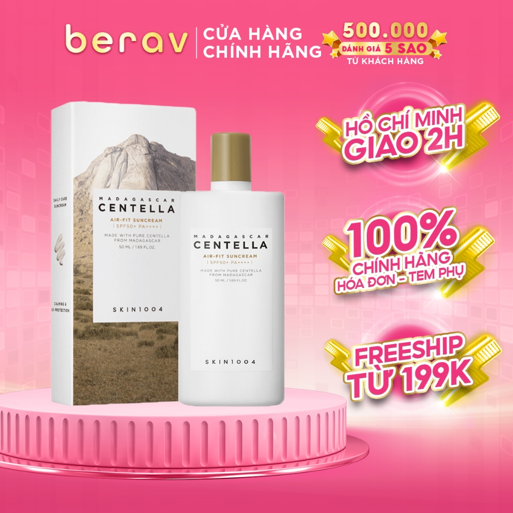 Kem chống nắng Skin1004 Madagascar Centella Air-Fit SPF50+ PA+ Size 50ml