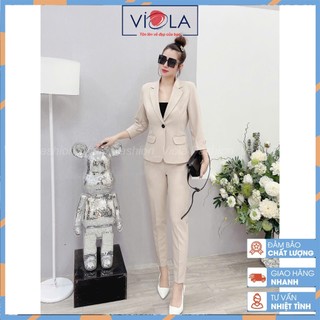 Set vest nữ quần dài Viola, thiết kế form dáng trẻ trung, dễ mặc, tôn dáng, chất lượng chỉn chu cao cấp - SBV01