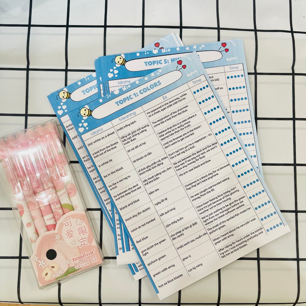 Takenote 1500+ Idioms và Collocations theo chủ đề thông dụng nhất