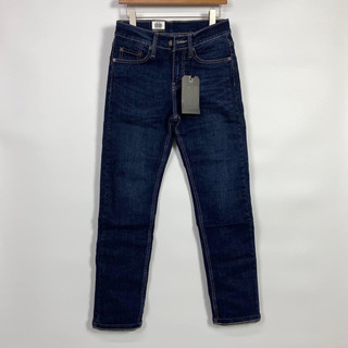 Quần Jean Nam xanh ống đứng jean co giản